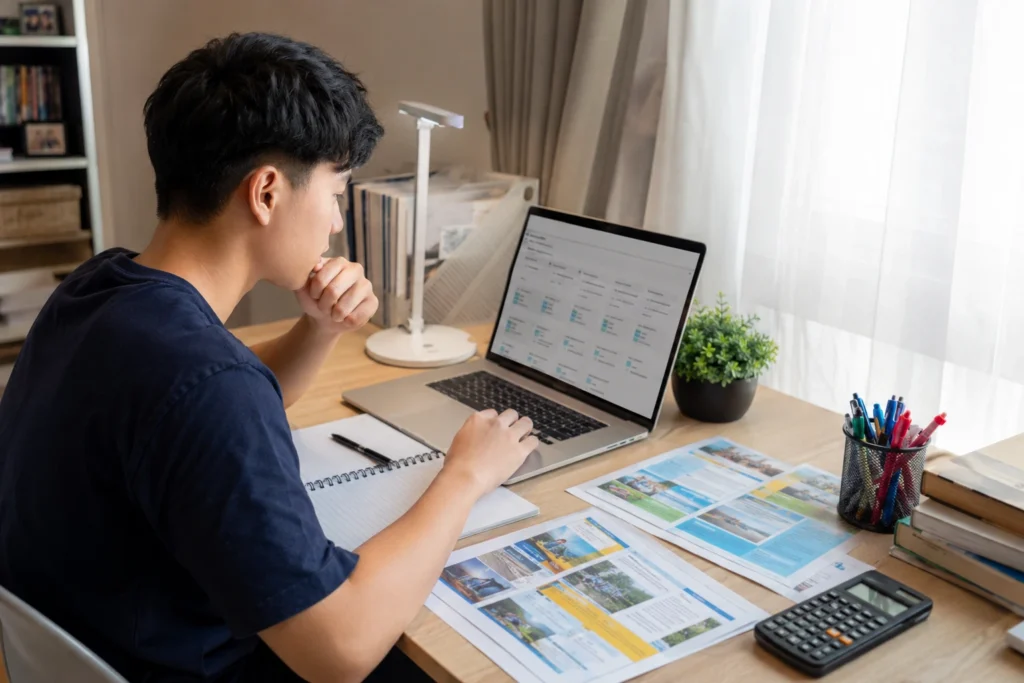Singapore student making JAE 2026 Junior College choices