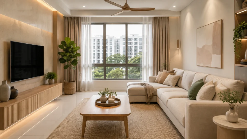 Modern living room ideas for a Singapore HDB or condo home
