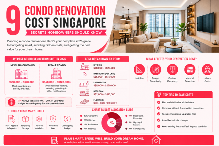 condo renovation cost singapore