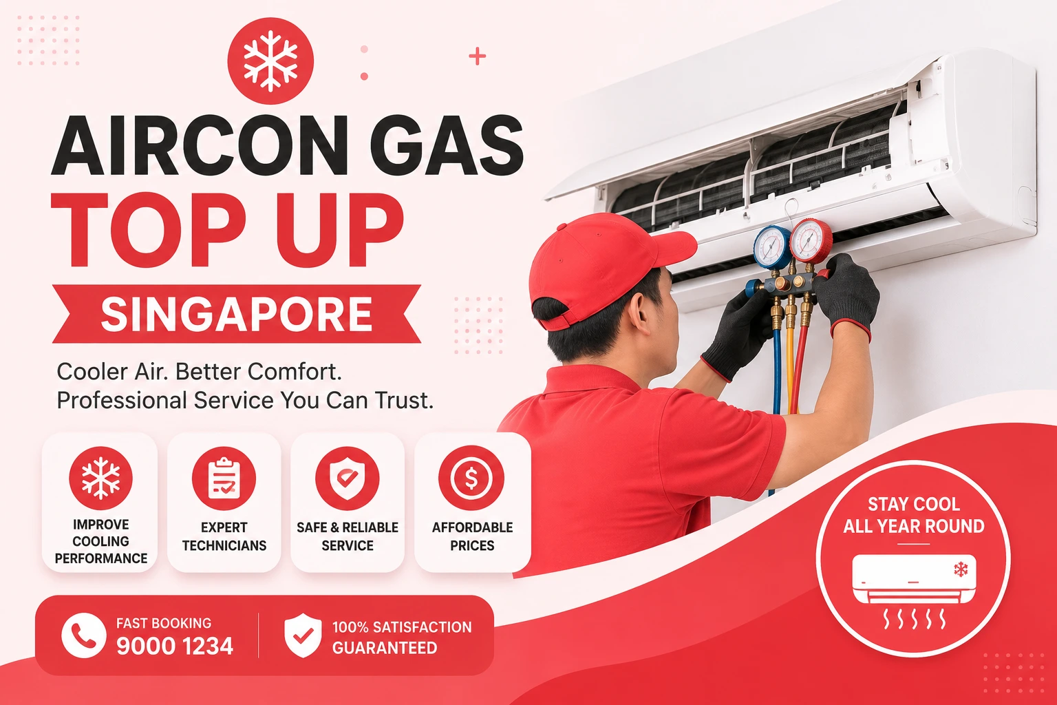 aircon gas top up singapore