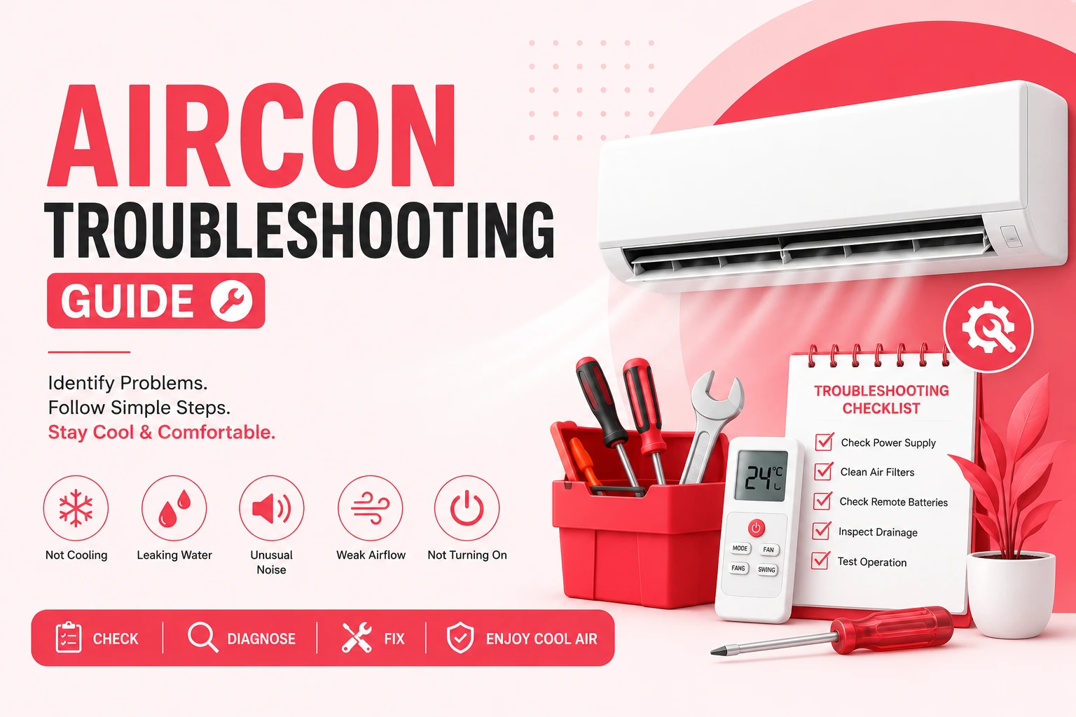 aircon troubleshooting guide