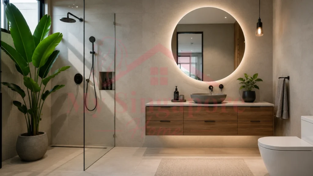 Modern Bathroom Remodeling Singapore Modern bathroom remodeling design in Singapore home