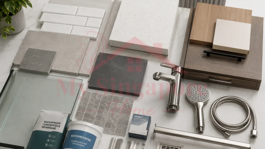 Best Bathroom Renovation Materials Durable bathroom renovation materials for Singapore homes