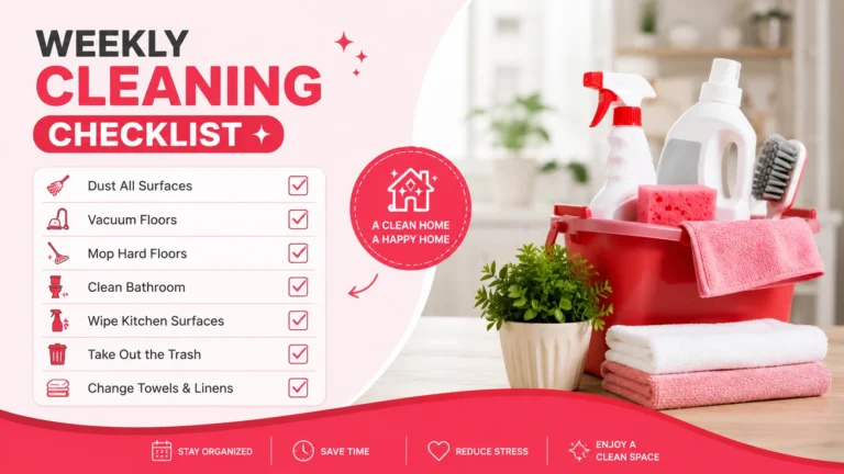 weekly cleaning checklist