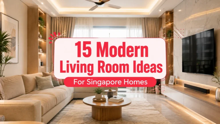 15 modern living room ideas for Singapore homes