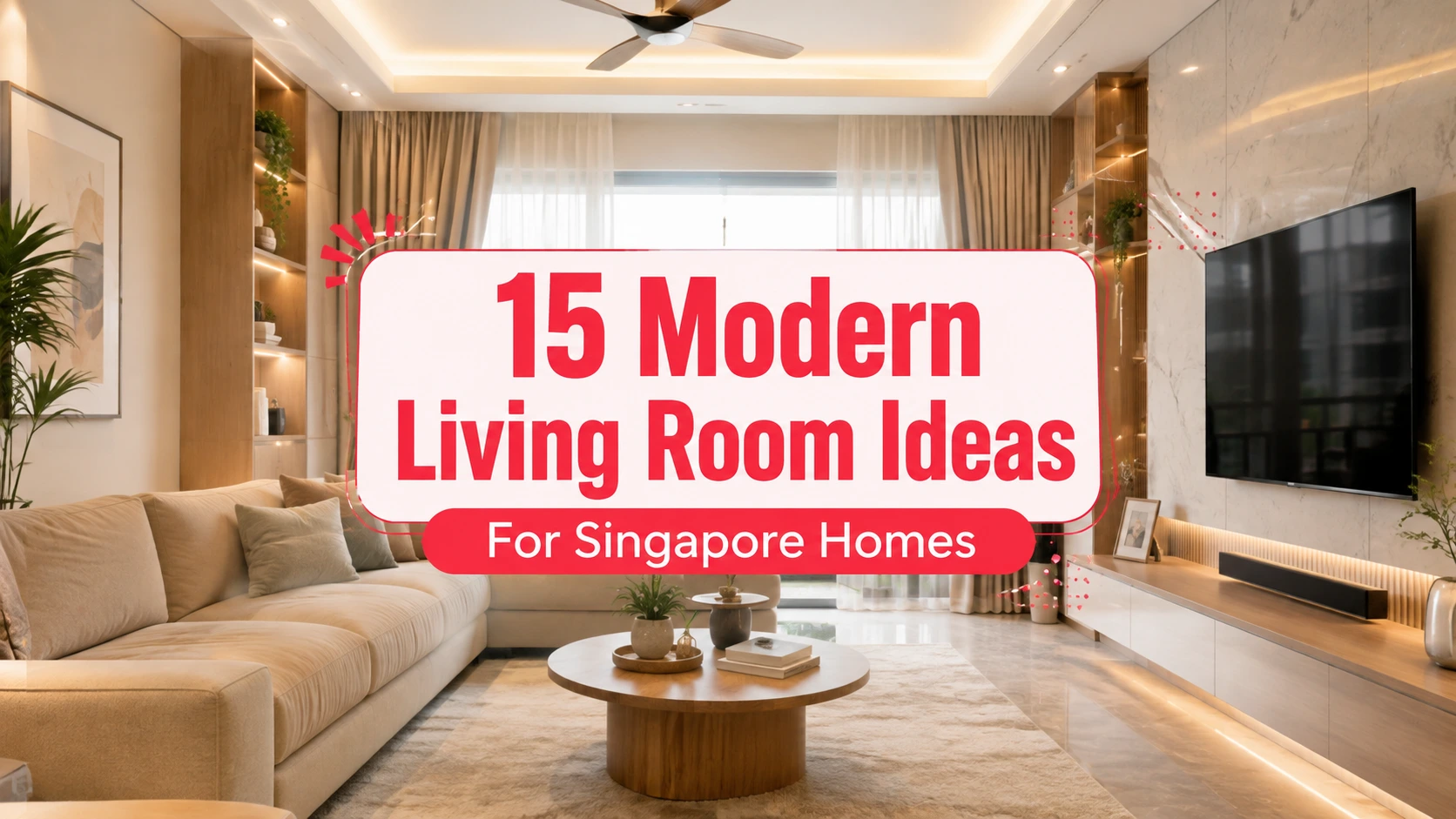 15 modern living room ideas for Singapore homes